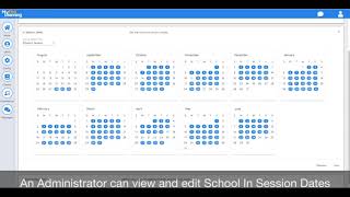 Administrator - Manage In Session Dates