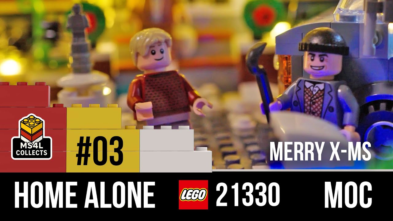 MS4L collects #03 - Home Alone LEGO® 21330 - MOC Diorama