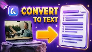 How to Convert Video & Audio to Text in Seconds with AI!