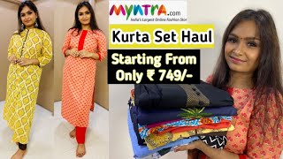 Myntra Kurta Set Haul 2020 | Affordable Kurta Set Haul | Latest Kurta Set Haul