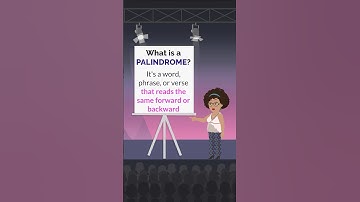 Fun way to learn English 😊 What is a palindrome? #english #esl #englishlanguage #englishisfun