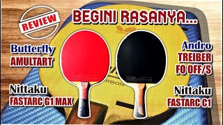 REVIEW RUBBER KARET NITTAKU FASTARC G1 MAX and C1 SUPERTHICK 2.0