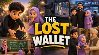 🌟 The Lost Wallet | A Heart-Touching Islamic Moral Story for Kids | Honesty & Helping Others