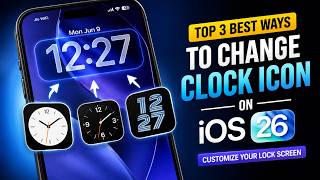 Топ-3 лучших способа изменить часы на iOS | Настройка экрана блокировки iPhone 2026 screenshot 5