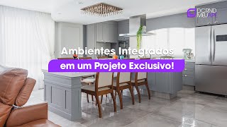 Decorando meu apê │ Ambientes integrados em um projeto exclusivo