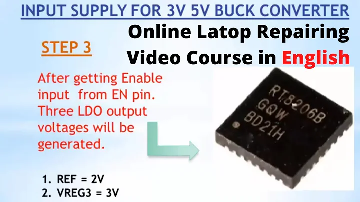 3V 5V Laptop Buck Regulator IC Working Basics in English | Online Laptop Repairing course | Laptex