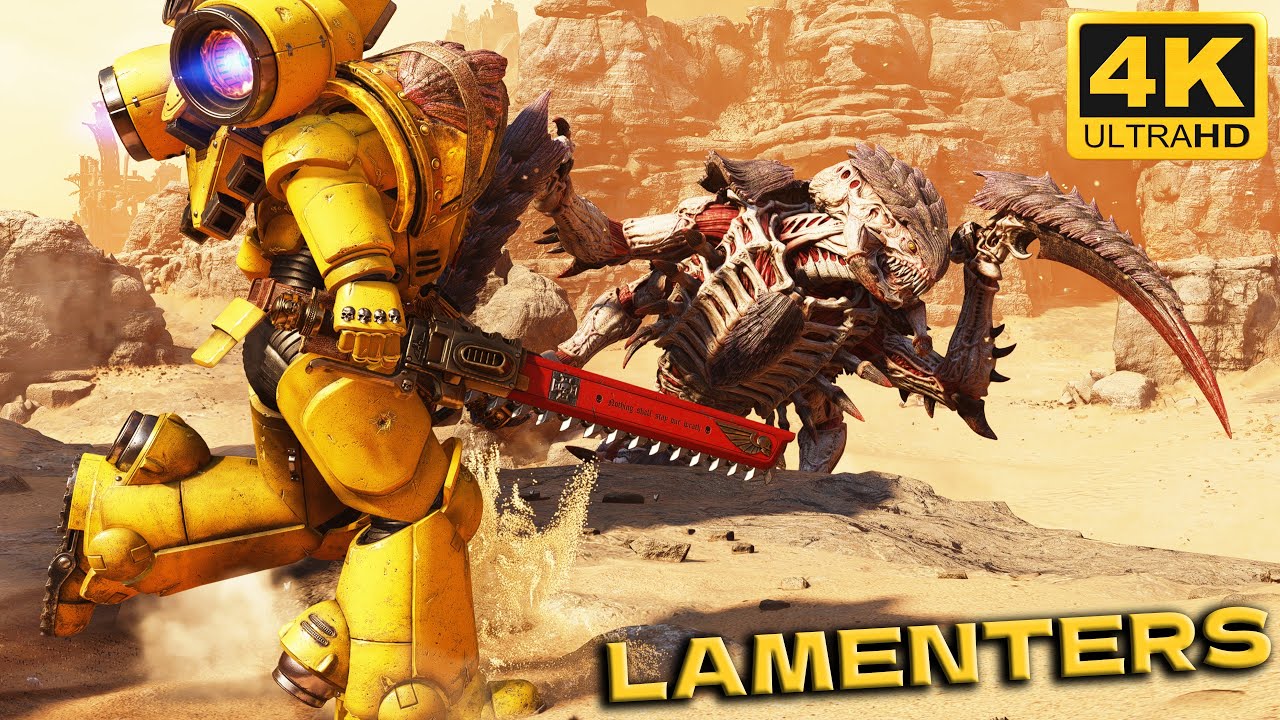 LAMENTERS SQUAD vs TYRANID INVASION - Warhammer 40k: Space Marine 2 (4K ...