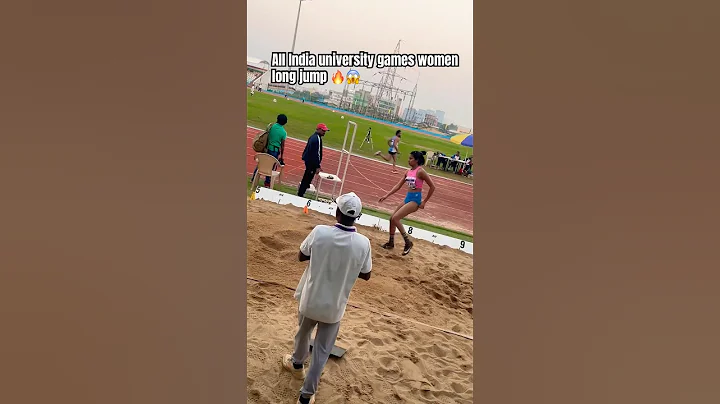 All India university games women long jump 🔥😱#youtubeshorts #pushpa2therulesongs #longjump