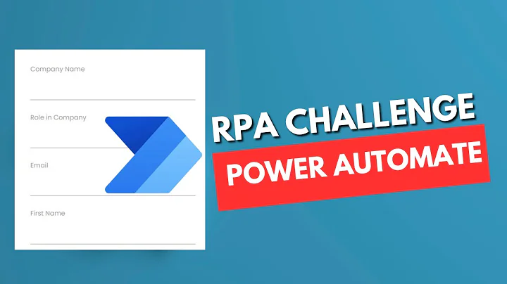 RPA Challenge in Power Automate for Desktop | RPA Challenge Form Filling | Power Automate Desktop