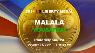 Malala Yousafzai - 2014 US Liberty Medal with Subtitles
