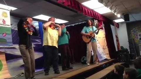 Teachers help explain the water cycle