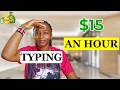 Make us15 an hour to type online 19 typing jobs from home