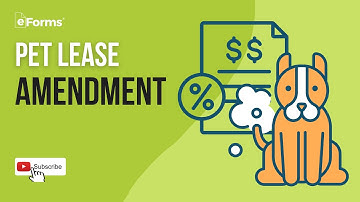 Pet Lease Amendment - EXPLAINED