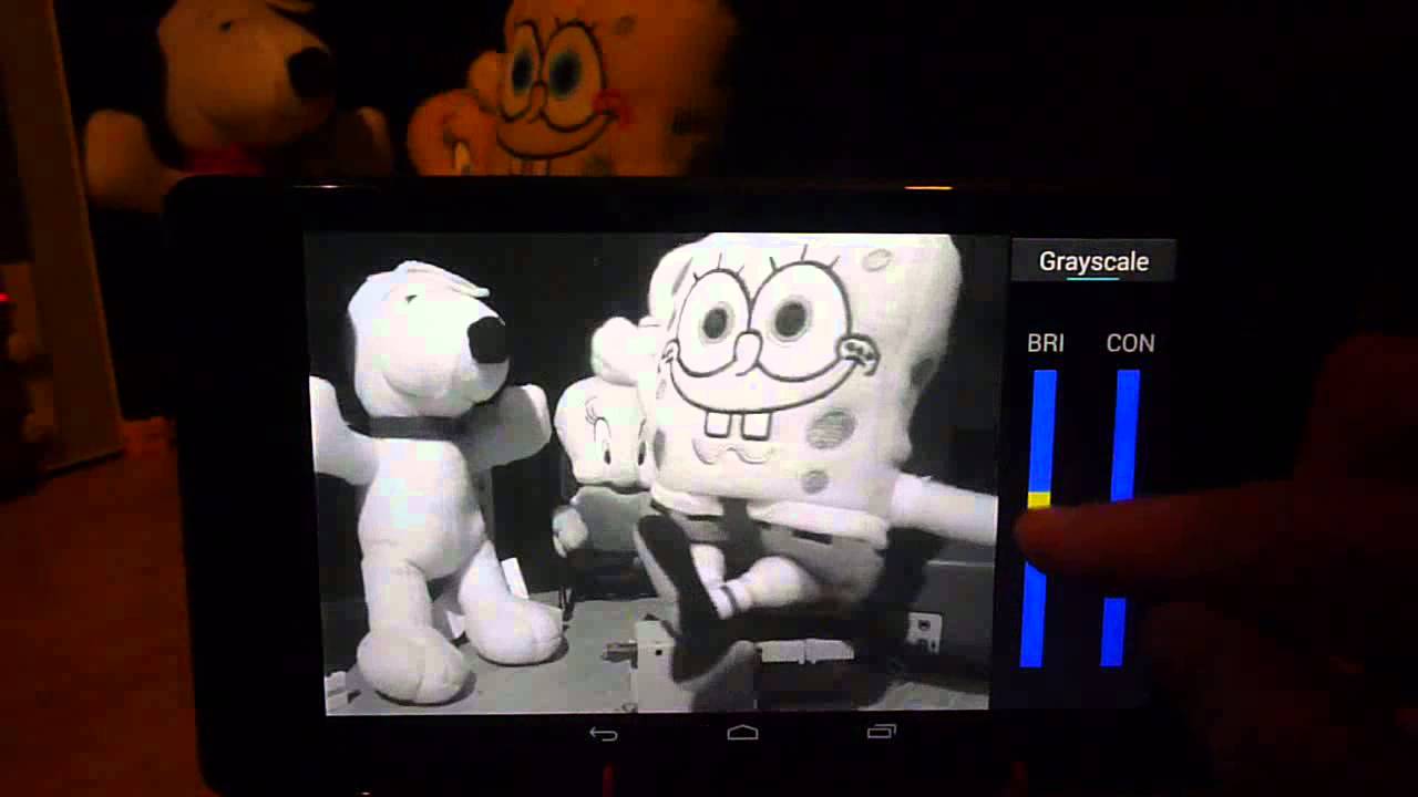 Android camera preview and image processing experiments - YouTube