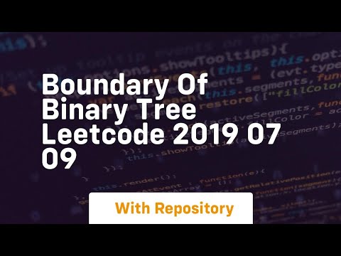 Boundary of binary