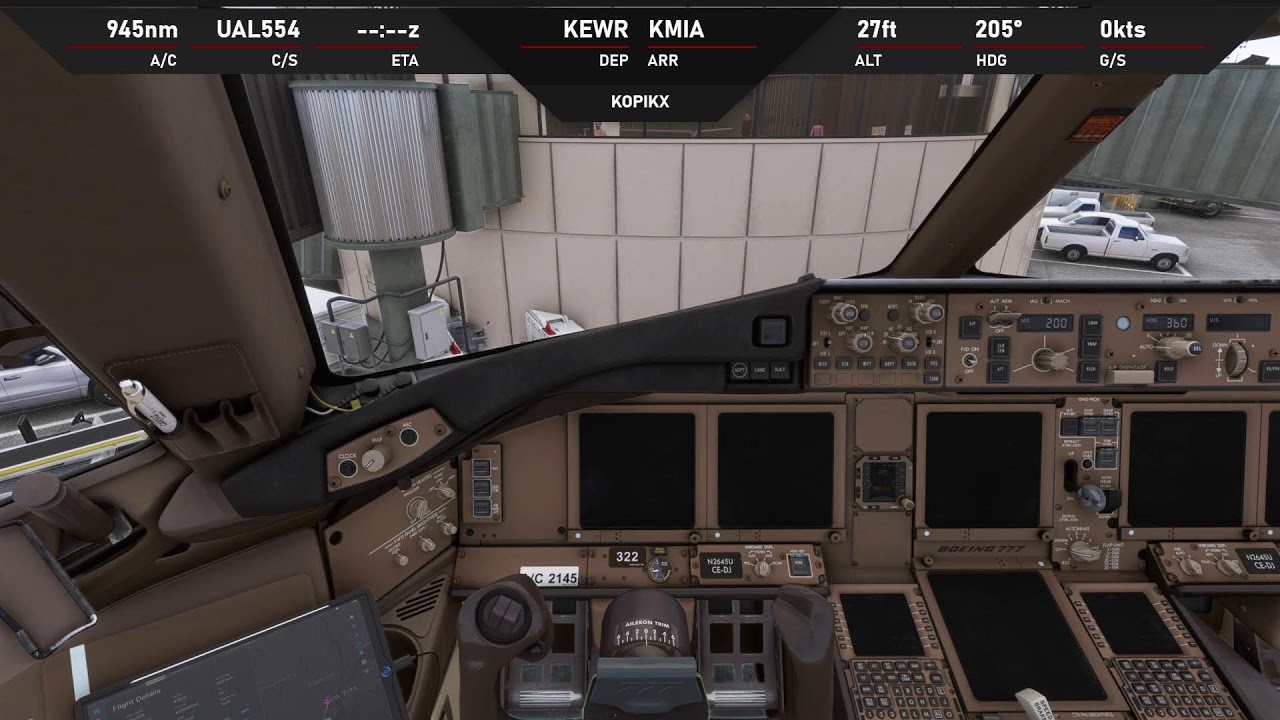 [MSFS2020] Newark-Miami|United|B777-300ER