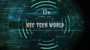 My channel intro ( HSC tech world )