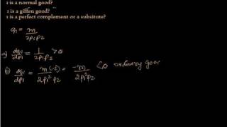 130910 13 Given a demand function find out whether it is normal inferior giffen good