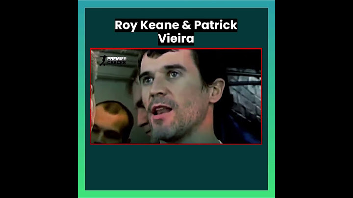 Roy Keane and Patrick Vieria Fierce rivalry