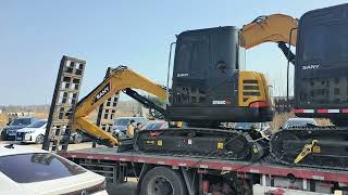 Sany Sy60 And Sy75 Used Excavators Shipped To Dali, Yunnan