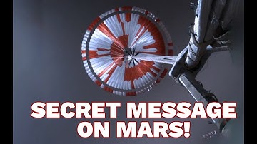 NASA hides secret message in Mars parachute