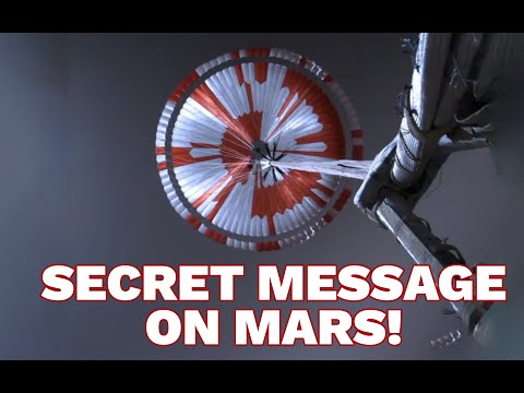NASA hides secret message in Mars parachute