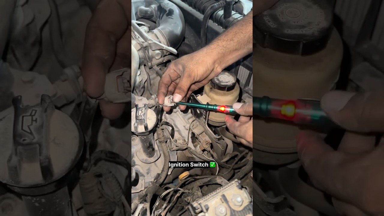 Fuel injector wiring checking 