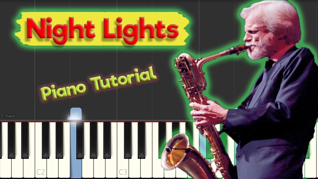 Gerry Mulligan Night Lights Jazz Piano Tutorial (with comping