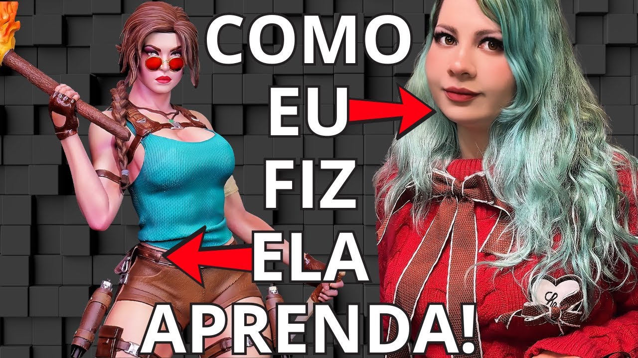 LANCEI um Curso de Pintura Profissional para IMPRESSÃO 3D em 2025!