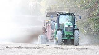 Reese farming LLC. Bad farming. Watch manure fly into someones woods.