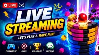 🔴 LIVE | STACK BALL 🔥 | Road to High Score | @DEVGAMERX7 screenshot 3