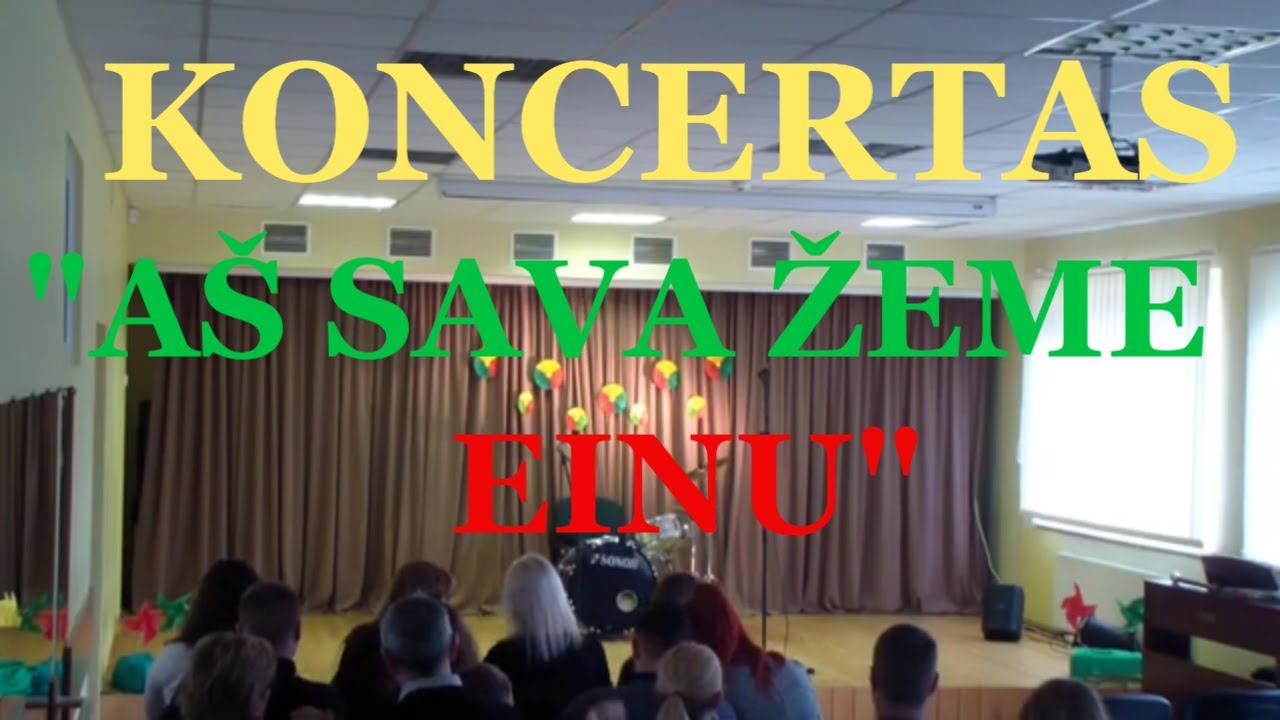 VASARIO 16 KONCERTAS / AŠ SAVA ŽEME EINU / KURMAICIAI 2020 02 16