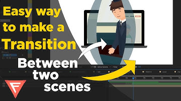 Easy transitions Between 2 scenes - After effects Tutorial