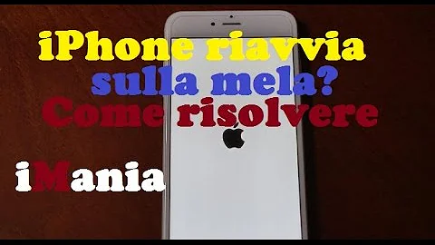 Come accendere iPhone bloccato sulla mela?