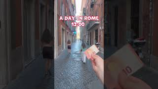 A day in Rome.. #italy #expensive
