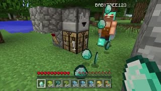 Very EASY Minecraft Duplication Glitch! Best DIAMOND method TU 56 ps4 / xbox . with babytree123