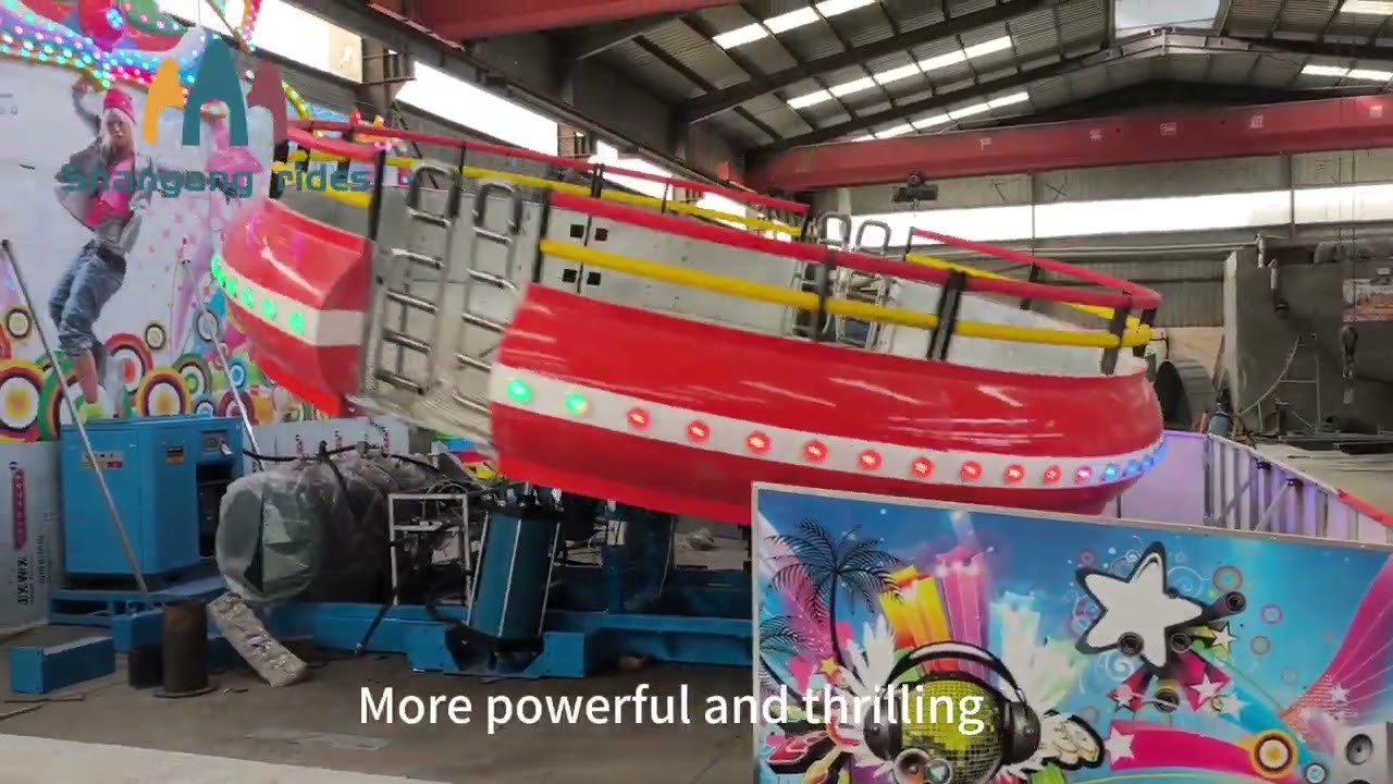 Amusement park most profitable equipment no foundation diameter 5.5m tagada rides from ShangangRides