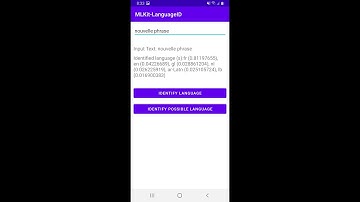 Language Identification with ML Kit on Android