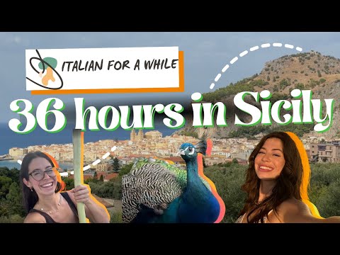 36 Hours in Sicily 🇮🇹 | Learning Italian & Eating in Cefalù with Italianforawhile ✨