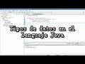 Tipos de Datos en Java: Basico