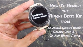 HowTo Remove the Ringke Style Bezel Kit from Samsung Galaxy Watch