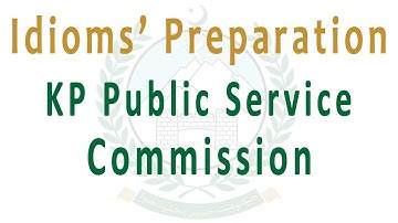 kppsc past papers idioms