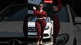 Dubai Princess Style Luxury Model Look With Mercedes Glamour & Elegance