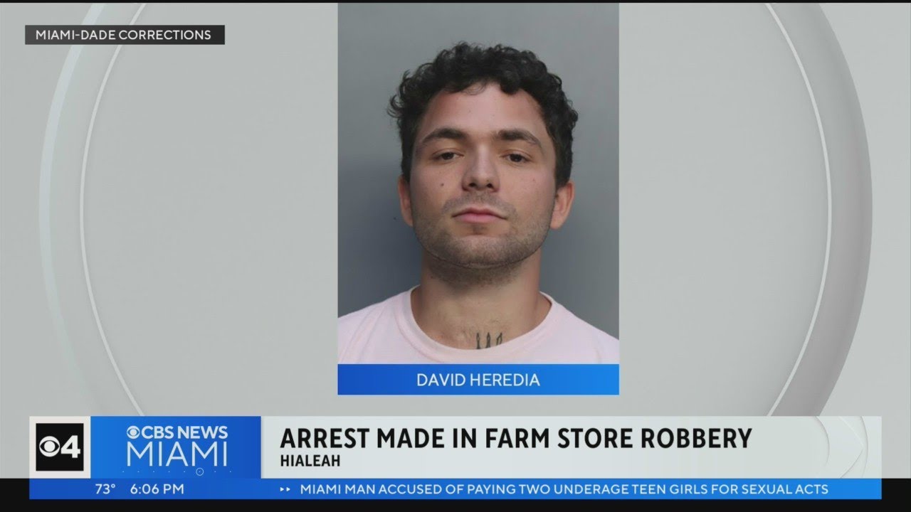 Arrest made in Hialeah Farm Store robbery - YouTube