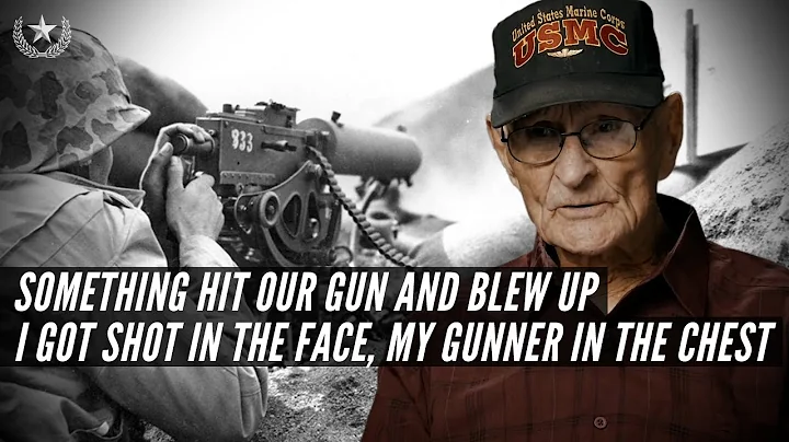 Iwo Jima Vet Harry Martin, a USMC Light Machine Gu...