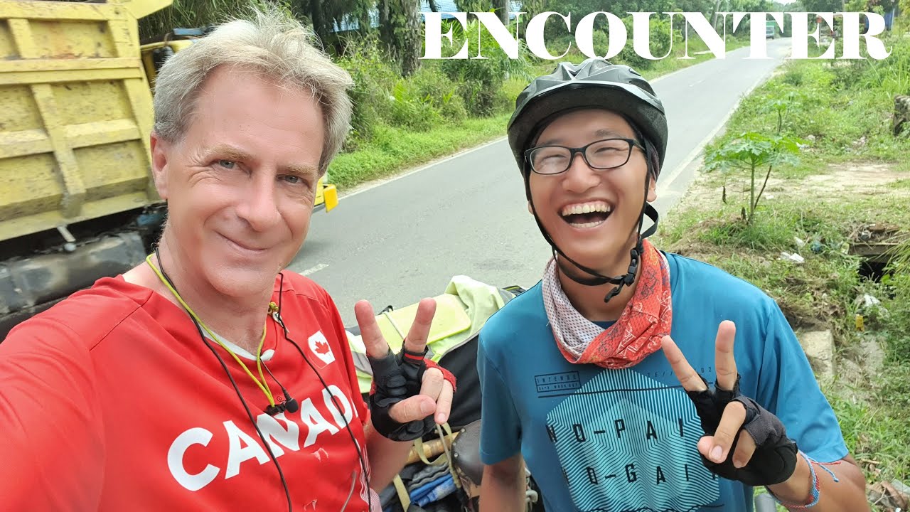 Bicycle Ride Down Out of the Sumatran Hills (Asahan River Valley, Indonesia)