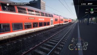 Train Sim World PS4 Notbremsung in Essen HBF mit DB BR 146 Doppelstock