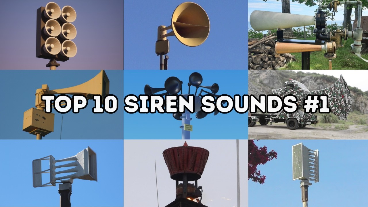 Siren Example Top 10 Siren Sounds That Can Terrify You 😱 | Part-1 - YouTube