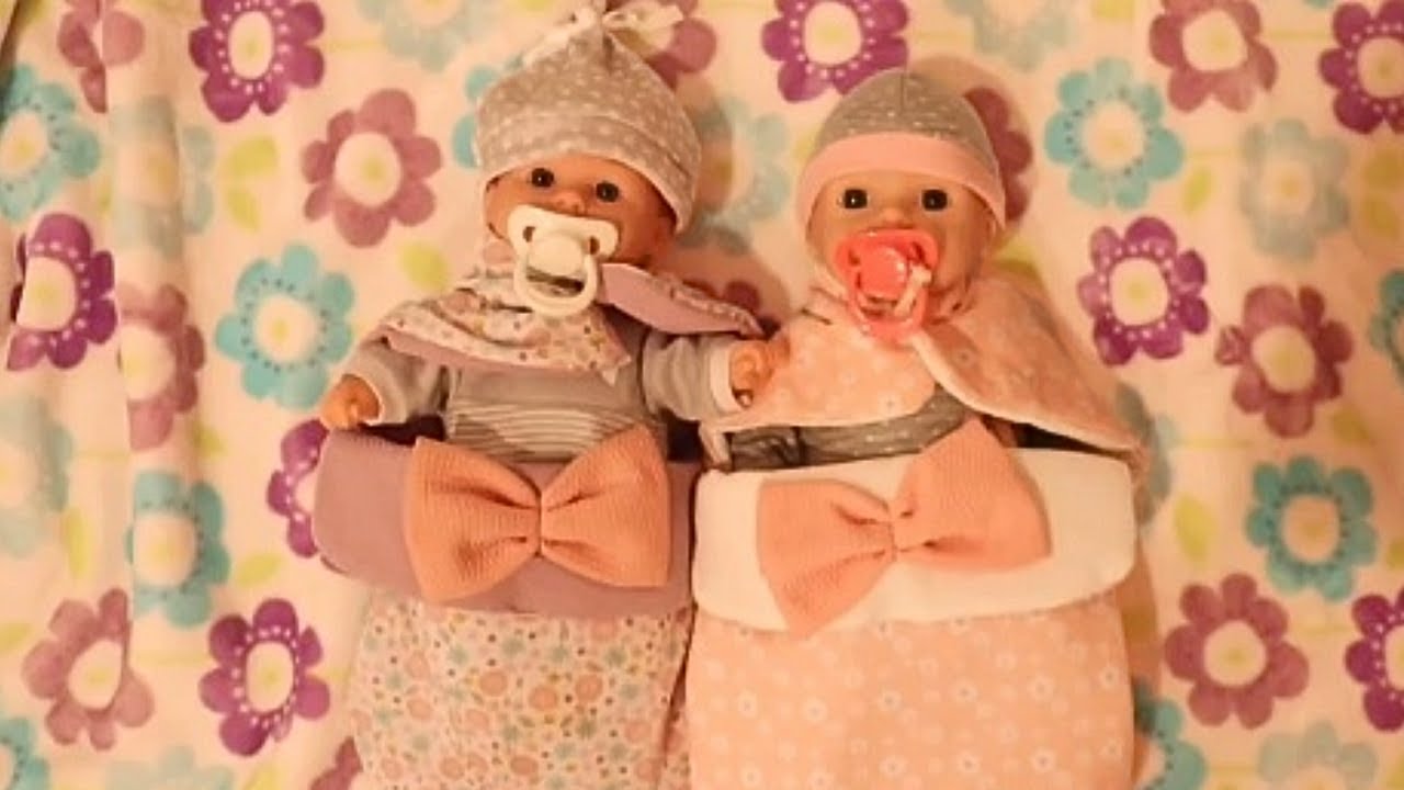 Twin Baby Dolls Dress Up YouTube