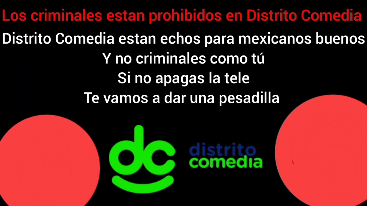 [FALSO] Pantalla antipirateria de Distrito Comedia (México, 2018-2022)
